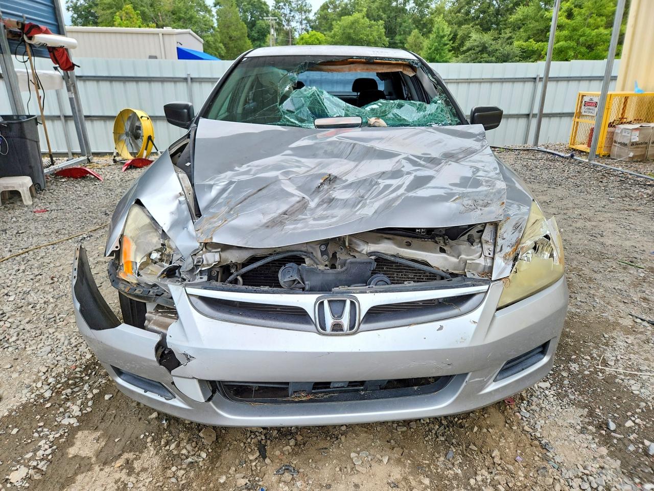 2007 Honda Accord Value Silver vin: 1HGCM56197A032076
