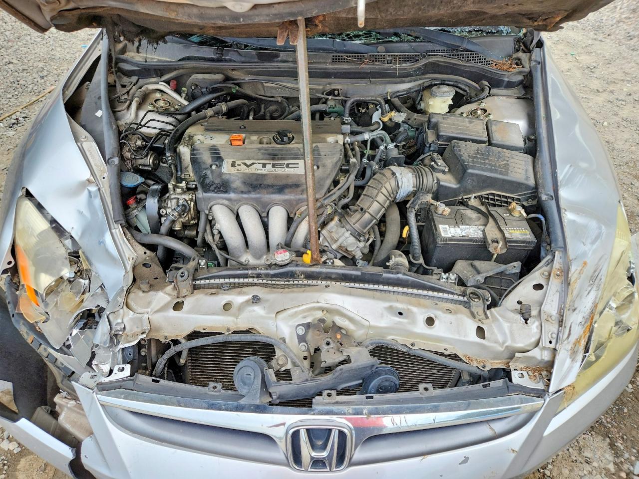 2007 Honda Accord Value Silver vin: 1HGCM56197A032076