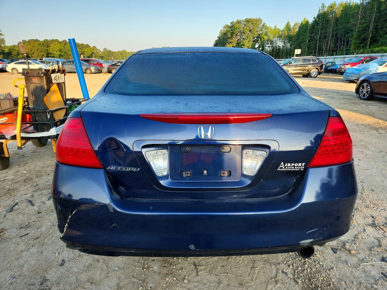 2007 Honda Accord Value Blue vin: 1HGCM56197A035334