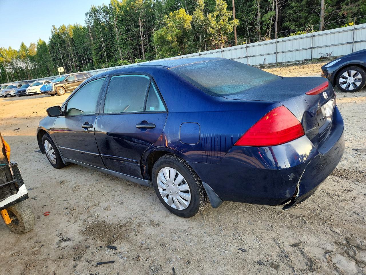 2007 Honda Accord Value Blue vin: 1HGCM56197A035334