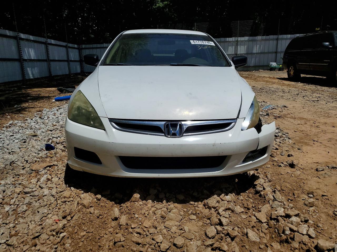2007 Honda Accord Value White vin: 1HGCM56197A111375