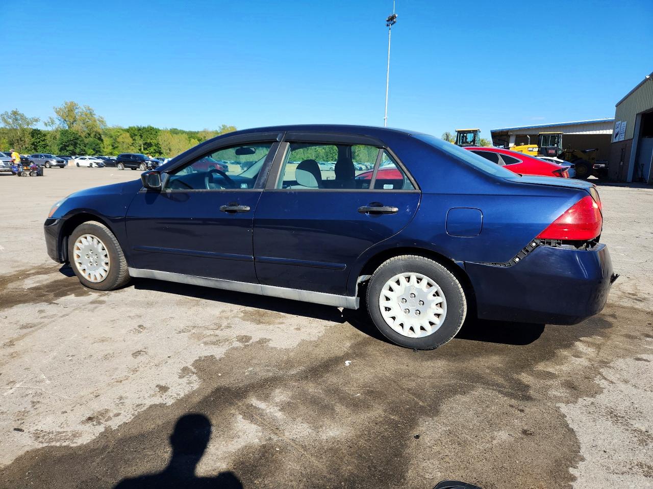 2007 Honda Accord Value Blue vin: 1HGCM56197A129391