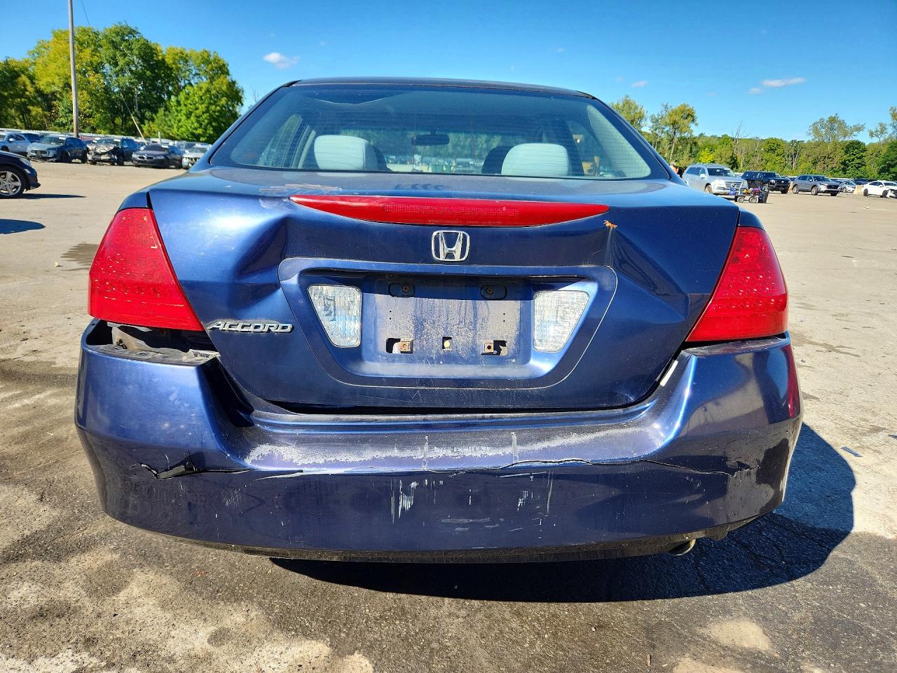 2007 Honda Accord Value Blue vin: 1HGCM56197A129391