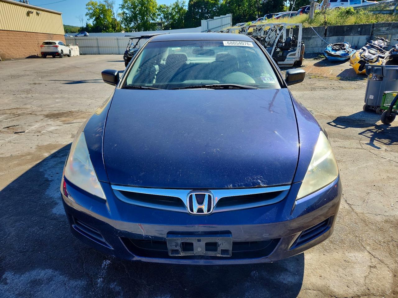 2007 Honda Accord Value Blue vin: 1HGCM56197A129391