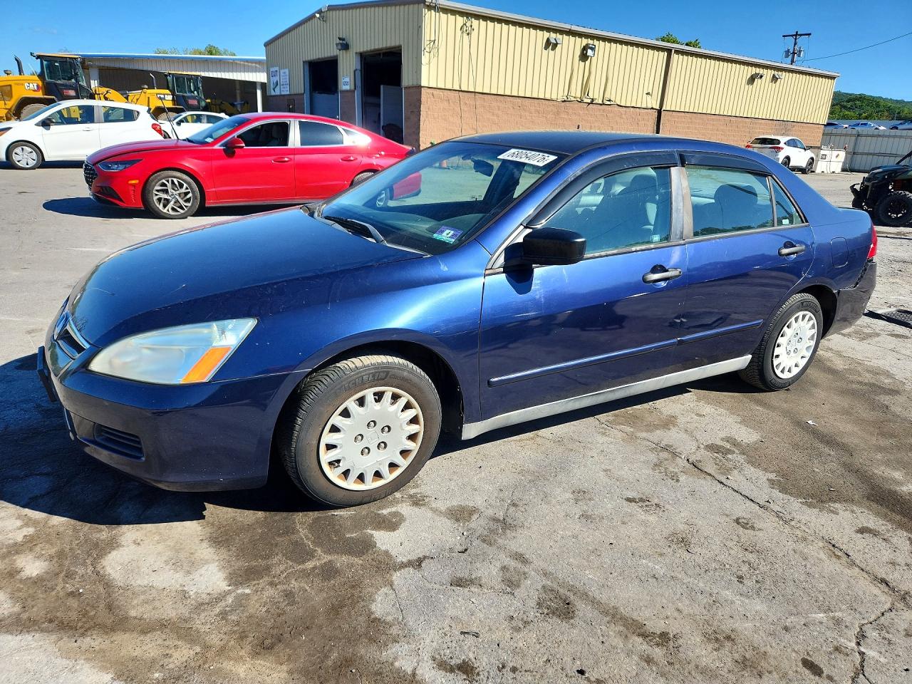 2007 Honda Accord Value Blue vin: 1HGCM56197A129391