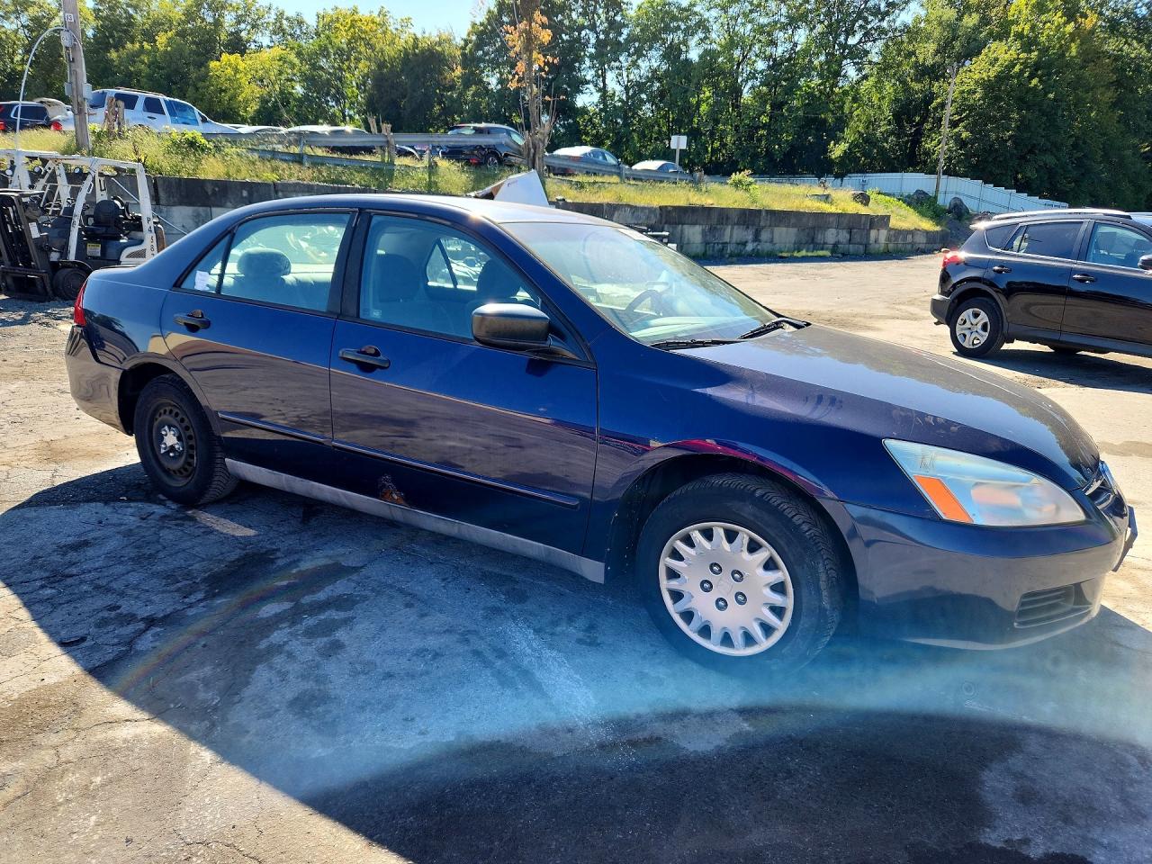 2007 Honda Accord Value Blue vin: 1HGCM56197A129391