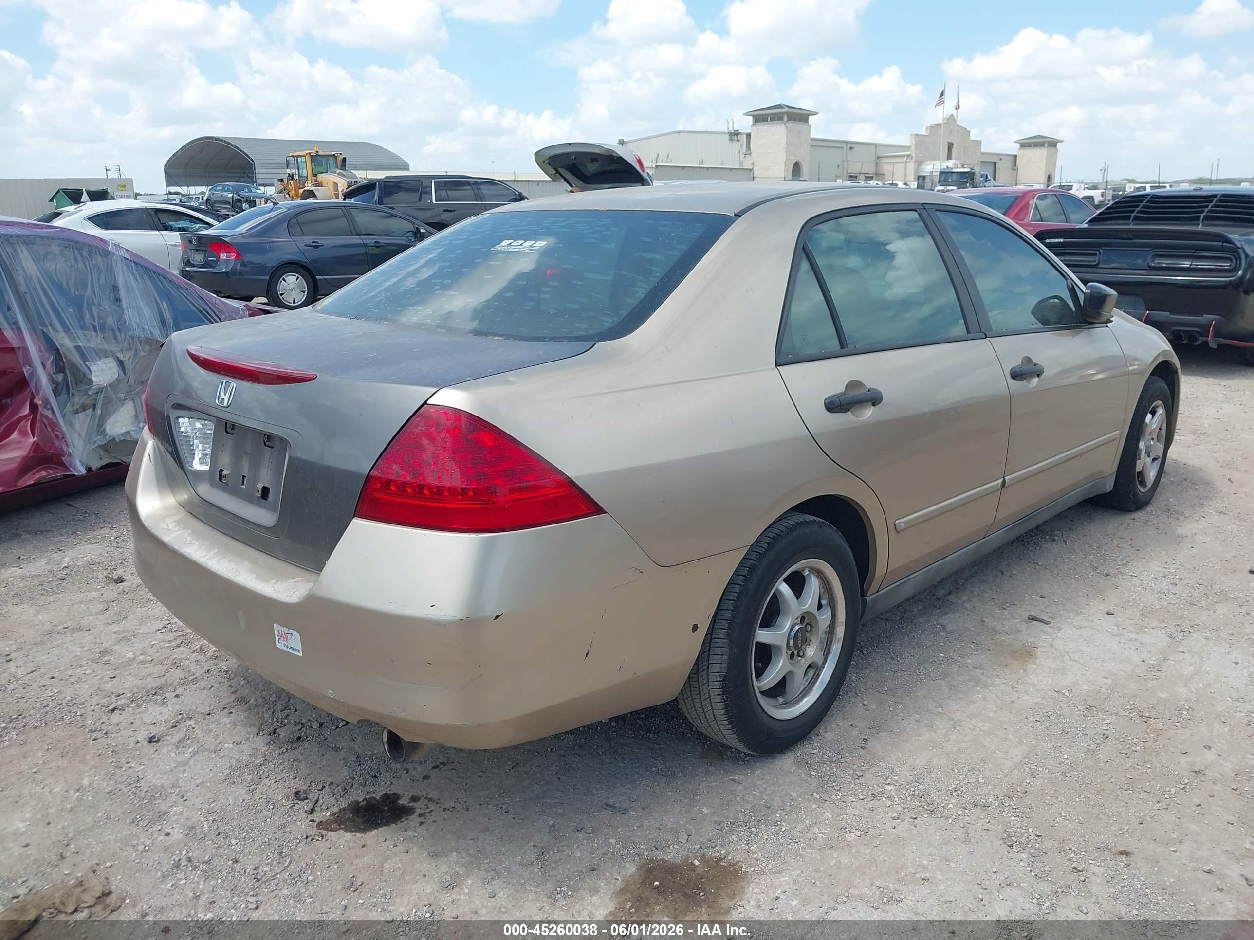 2006 Honda Accord 2.4 Vp Gold vin: 1HGCM561X6A032070
