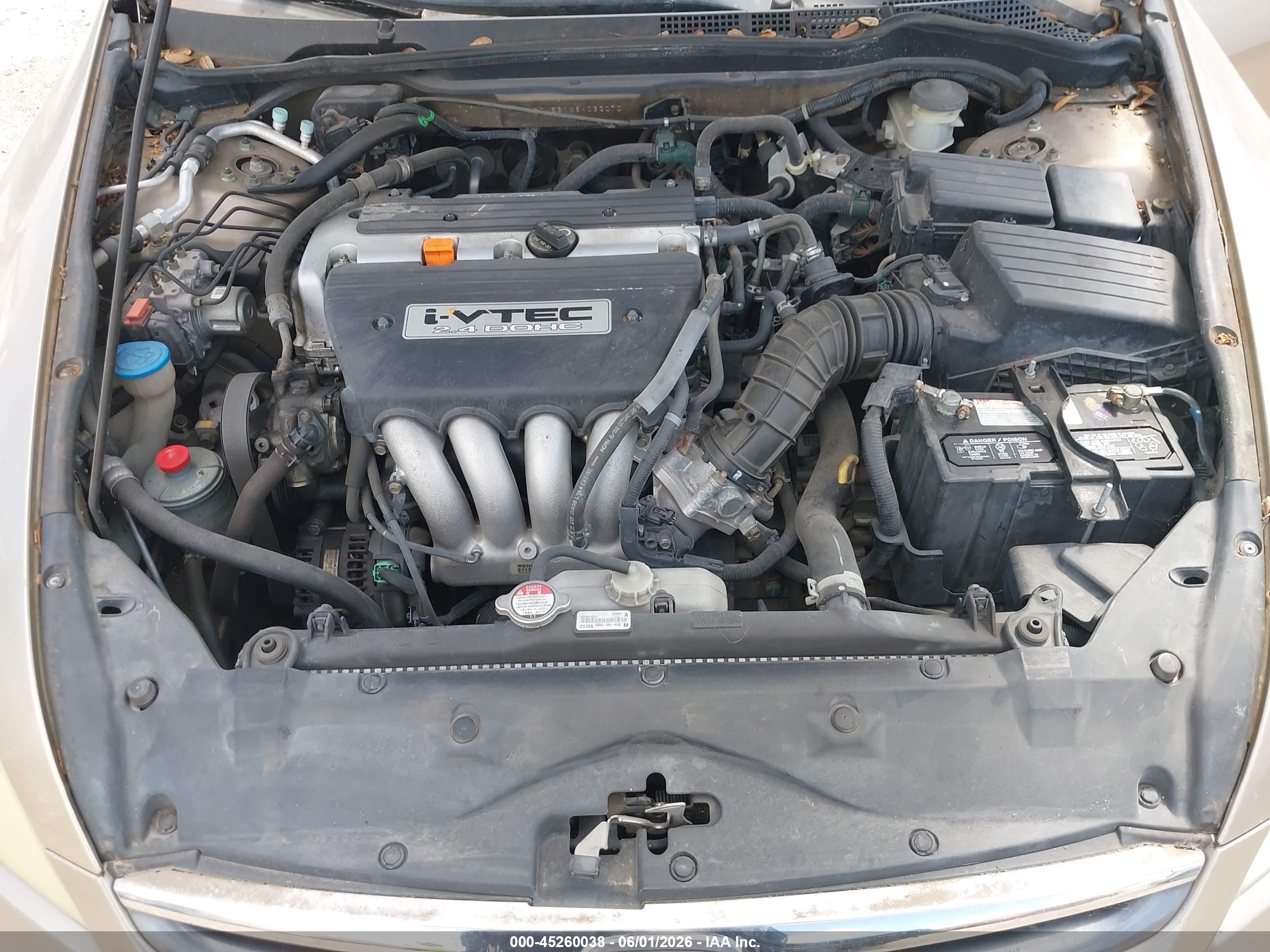 2006 Honda Accord 2.4 Vp Gold vin: 1HGCM561X6A032070