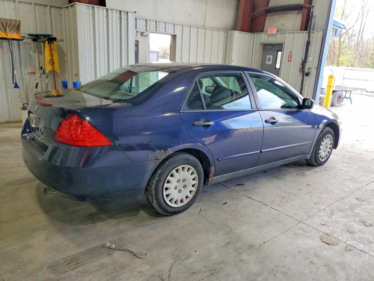 2006 Honda Accord Value Blue vin: 1HGCM561X6A072729