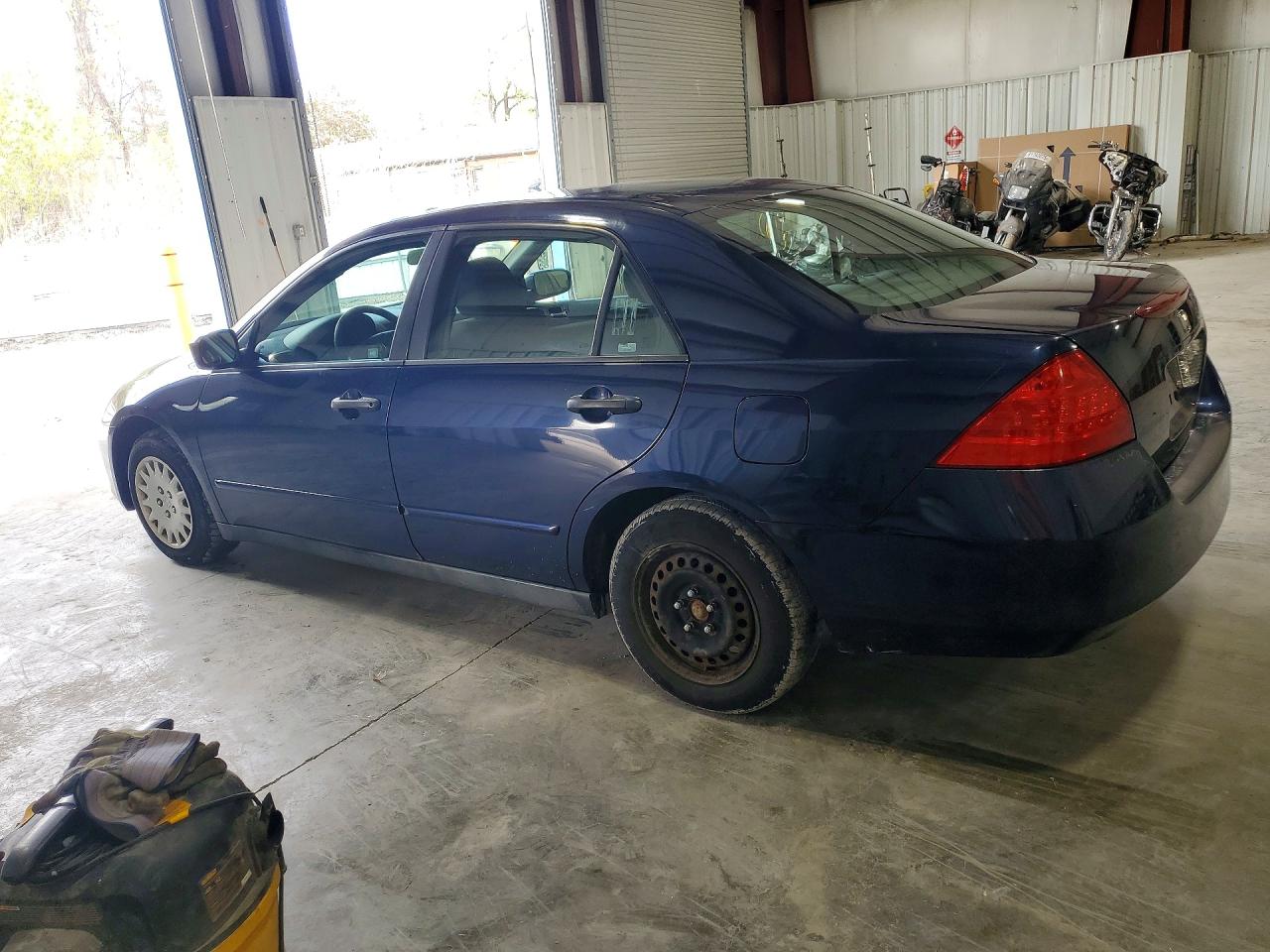 2006 Honda Accord Value Blue vin: 1HGCM561X6A072729