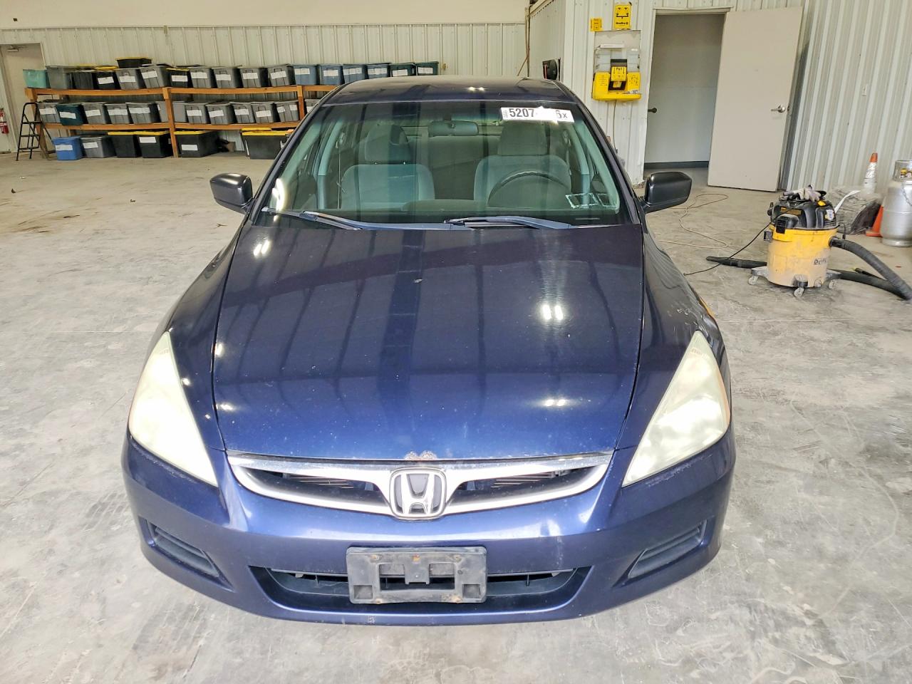 2006 Honda Accord Value Blue vin: 1HGCM561X6A072729