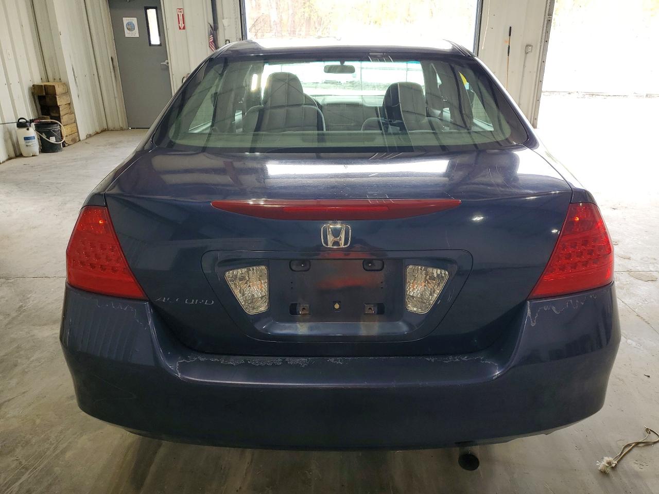 2006 Honda Accord Value Blue vin: 1HGCM561X6A072729