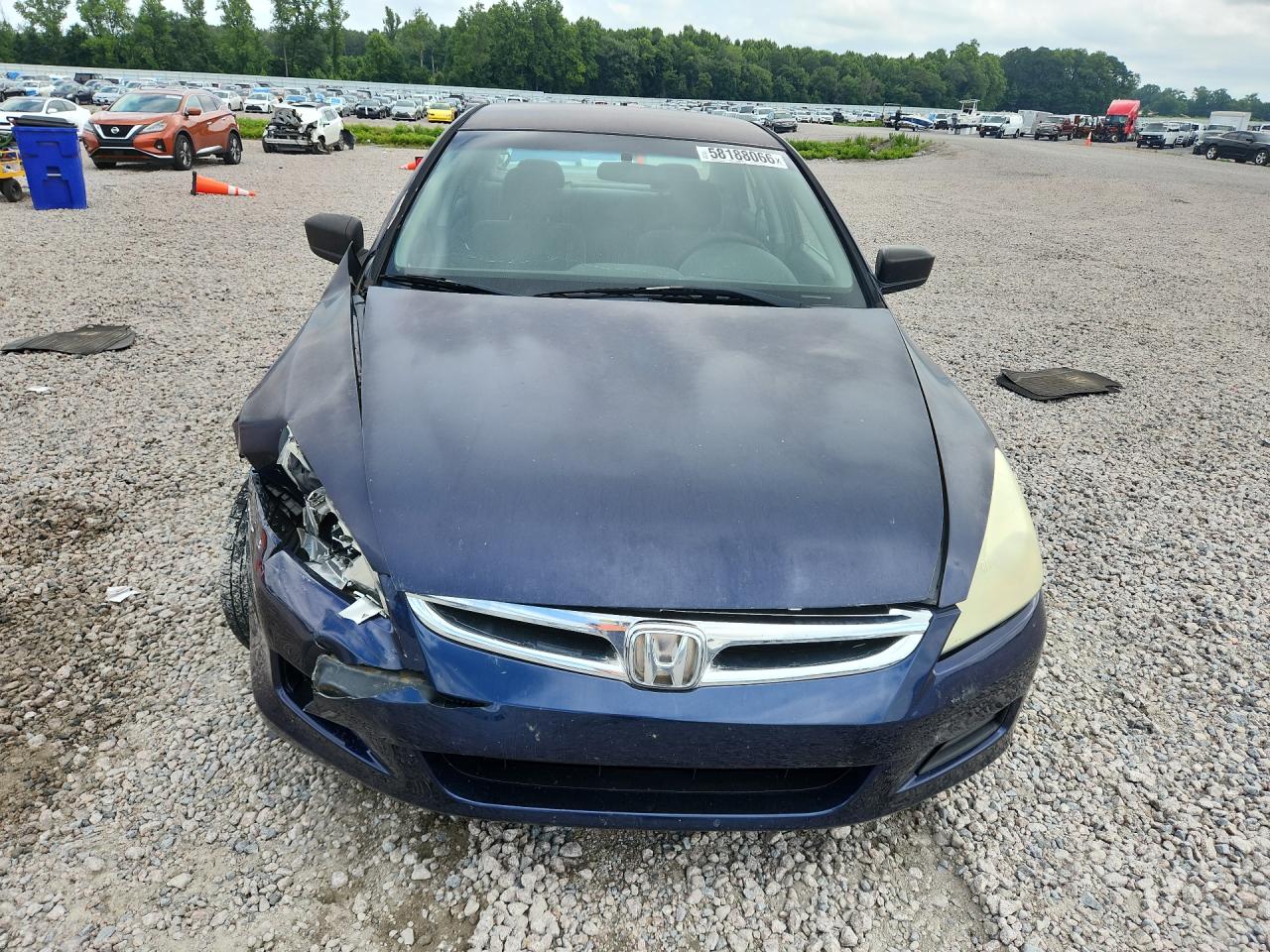 2007 Honda Accord Value Синий vin: 1HGCM561X7A072926