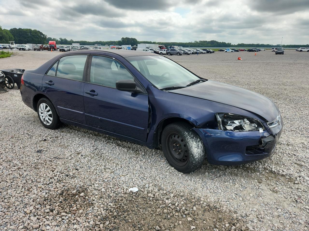 2007 Honda Accord Value Синий vin: 1HGCM561X7A072926