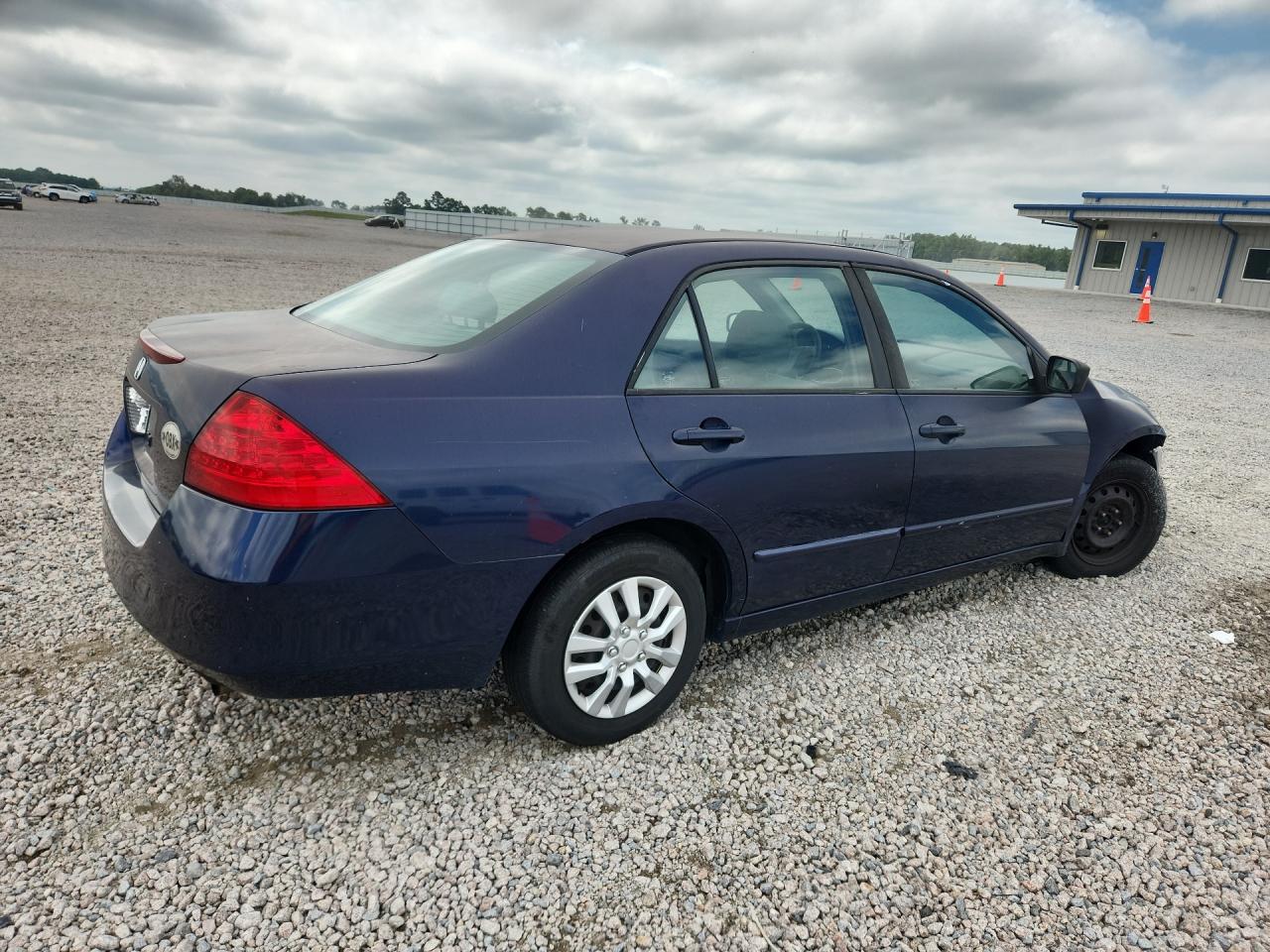 2007 Honda Accord Value Синий vin: 1HGCM561X7A072926