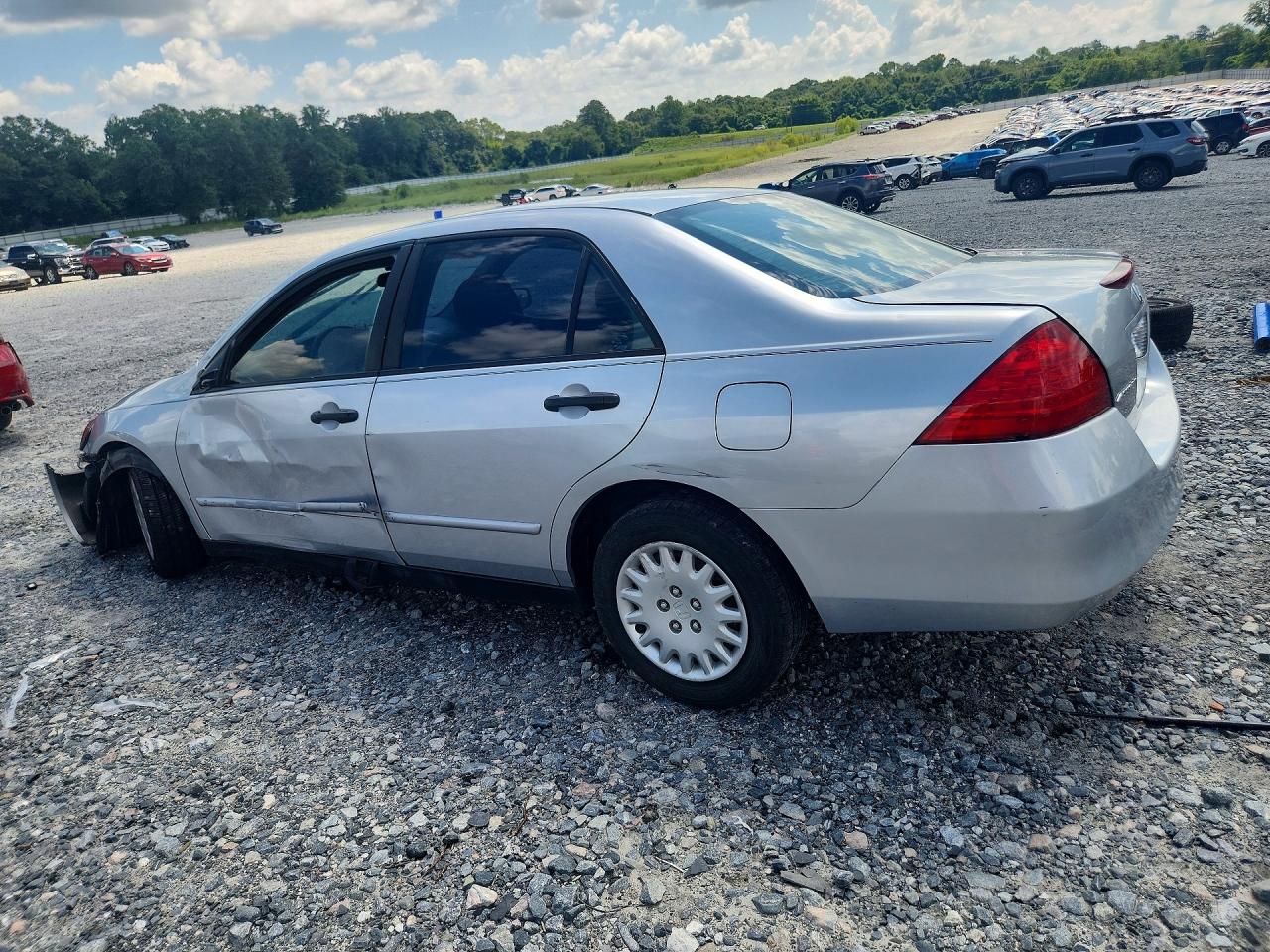 2007 Honda Accord Value Silver vin: 1HGCM561X7A081559