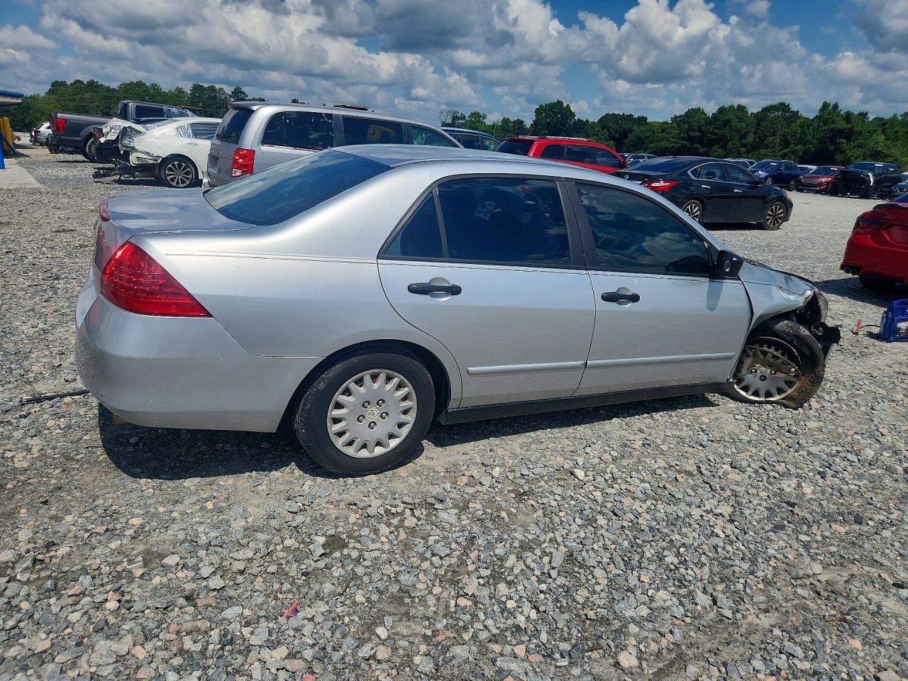 2007 Honda Accord Value Silver vin: 1HGCM561X7A081559