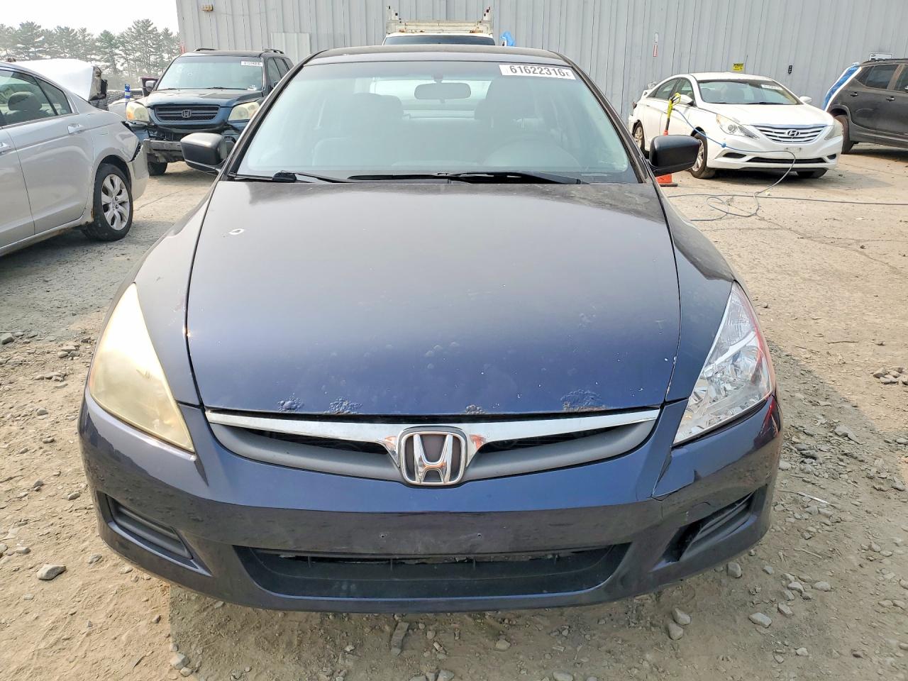 2007 Honda Accord Value Blue vin: 1HGCM561X7A105133