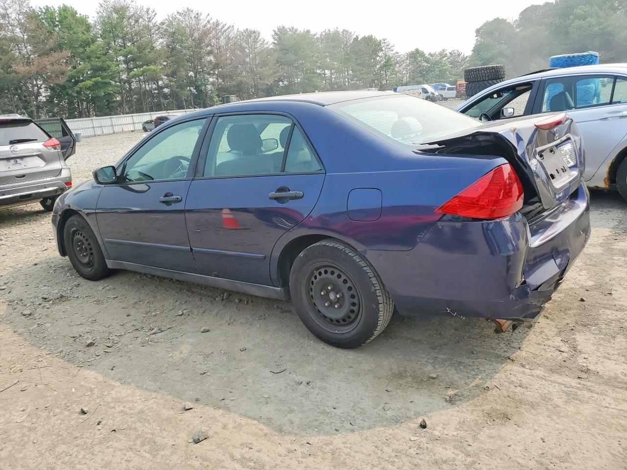 2007 Honda Accord Value Blue vin: 1HGCM561X7A105133