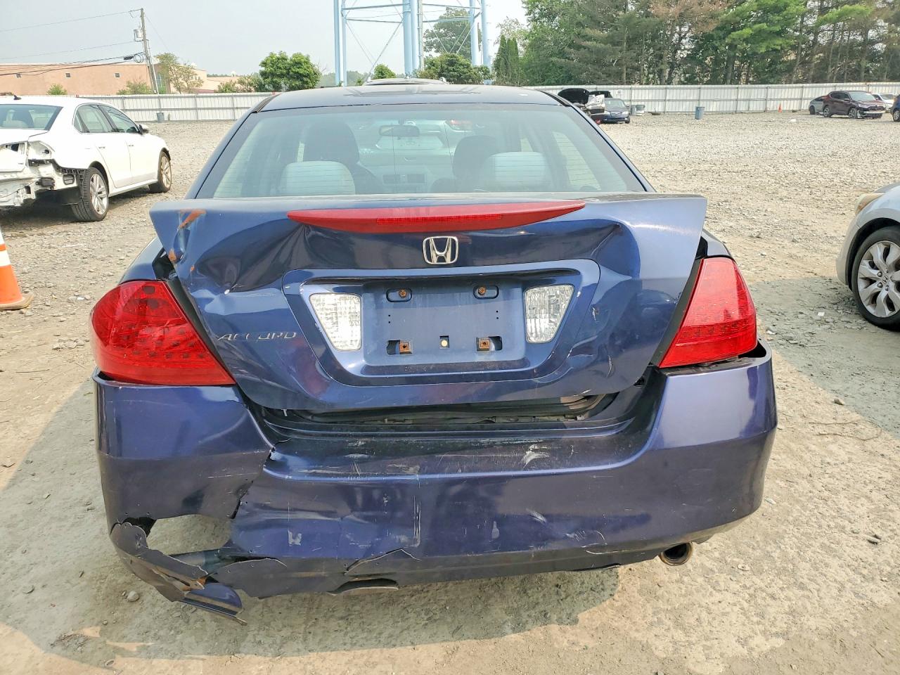 2007 Honda Accord Value Blue vin: 1HGCM561X7A105133