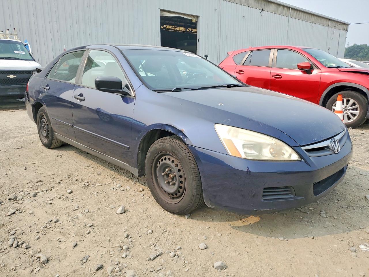2007 Honda Accord Value Blue vin: 1HGCM561X7A105133