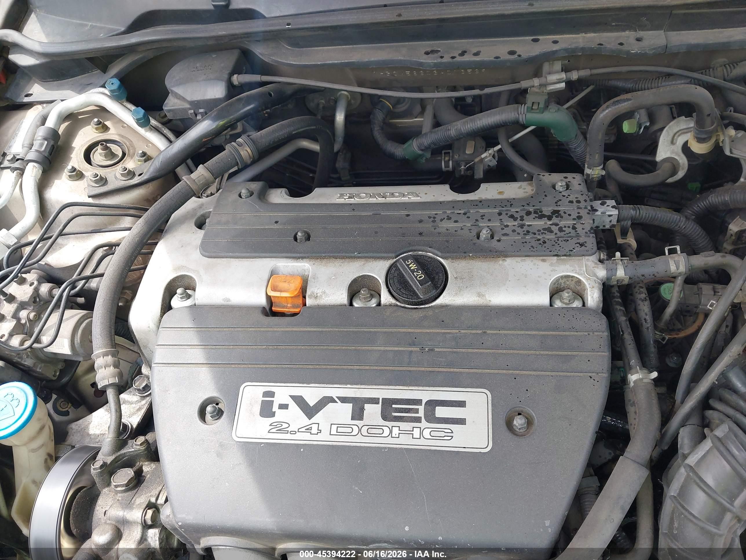 2003 Honda Accord 2.4 Lx Gold vin: 1HGCM56303A013539