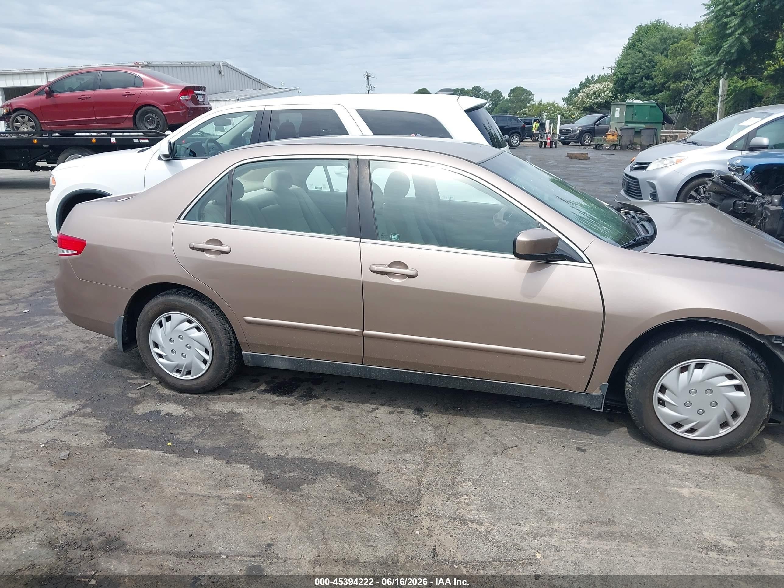 2003 Honda Accord 2.4 Lx Gold vin: 1HGCM56303A013539