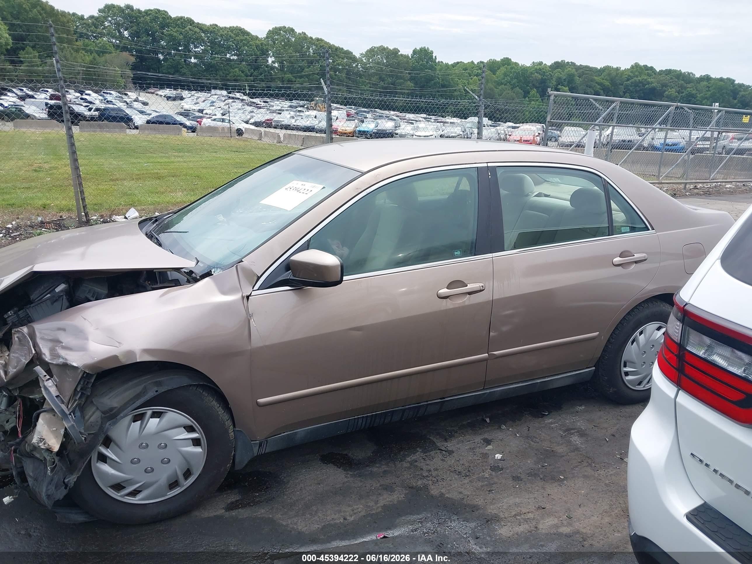 2003 Honda Accord 2.4 Lx Gold vin: 1HGCM56303A013539