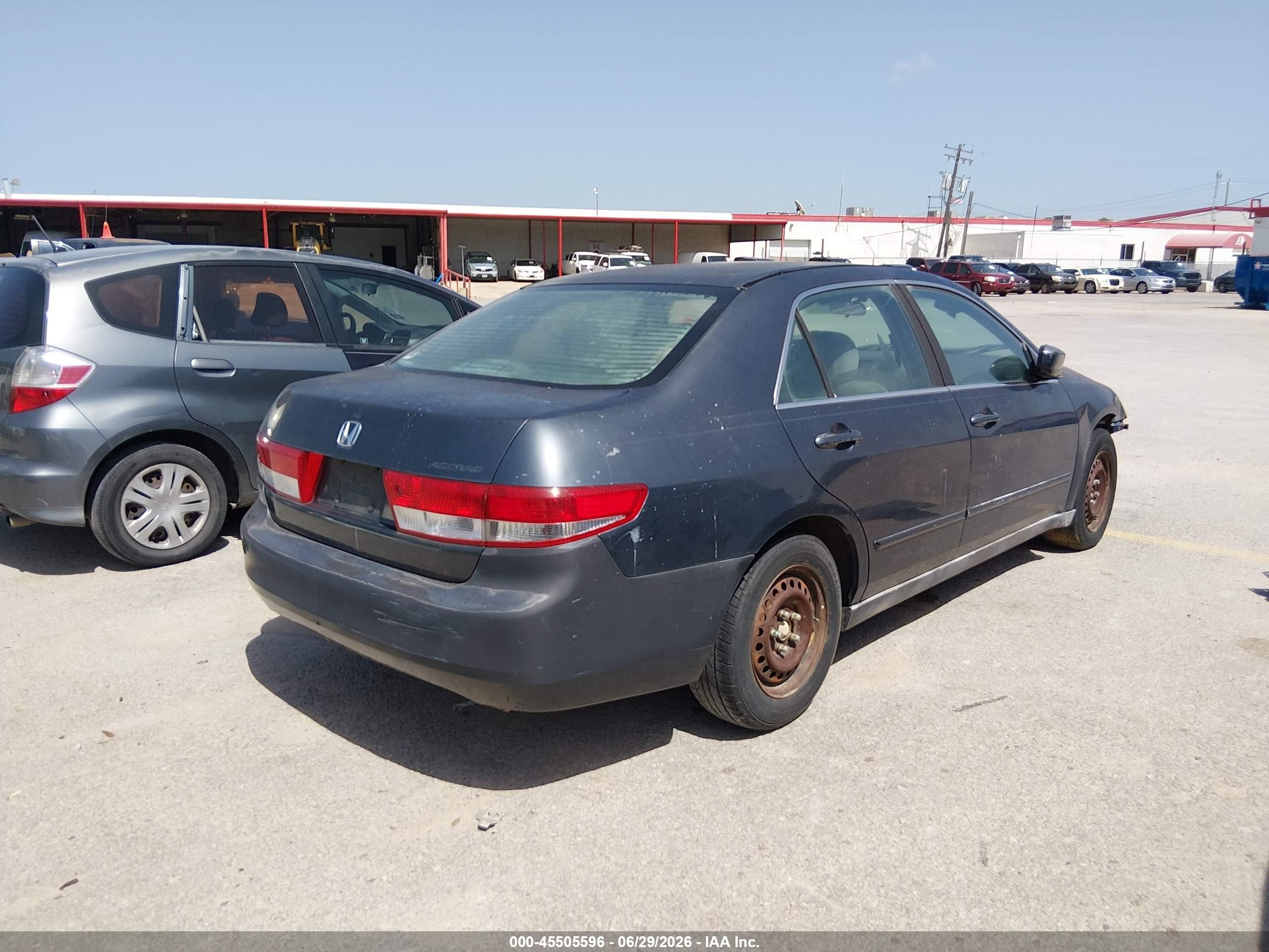 2003 Honda Accord Sdn Lx Gray vin: 1HGCM56303A078973