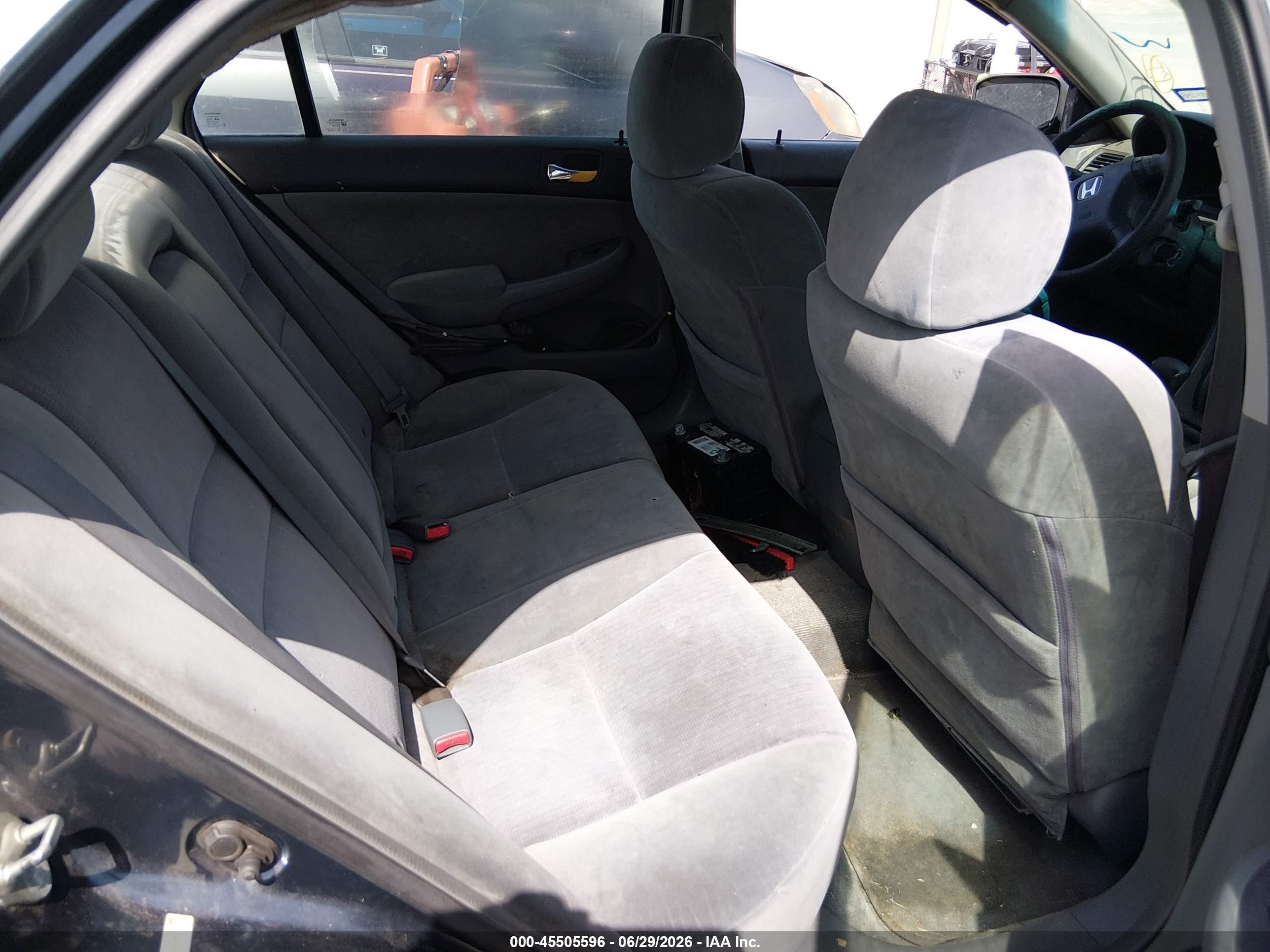 2003 Honda Accord Sdn Lx Gray vin: 1HGCM56303A078973