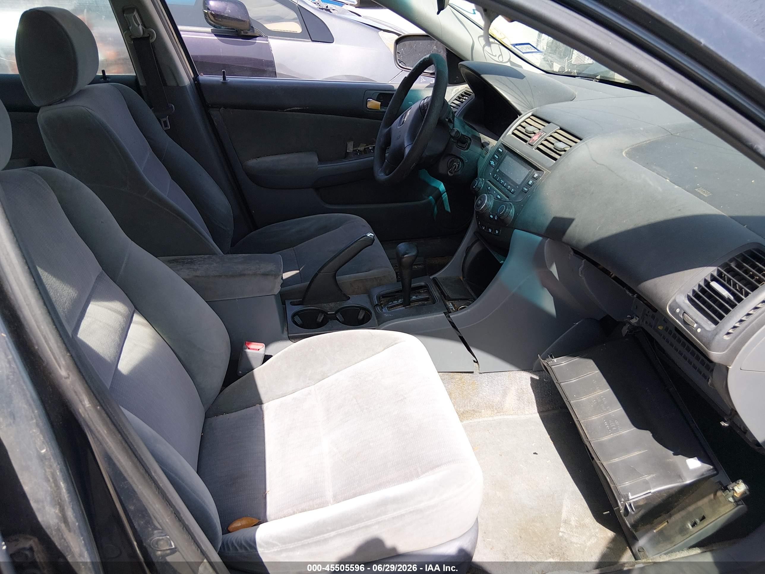 2003 Honda Accord Sdn Lx Gray vin: 1HGCM56303A078973