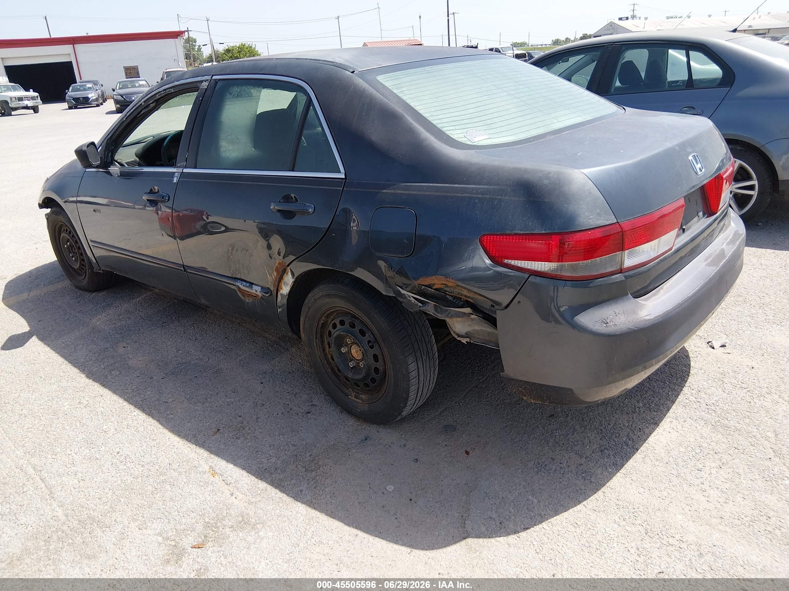 2003 Honda Accord Sdn Lx Gray vin: 1HGCM56303A078973