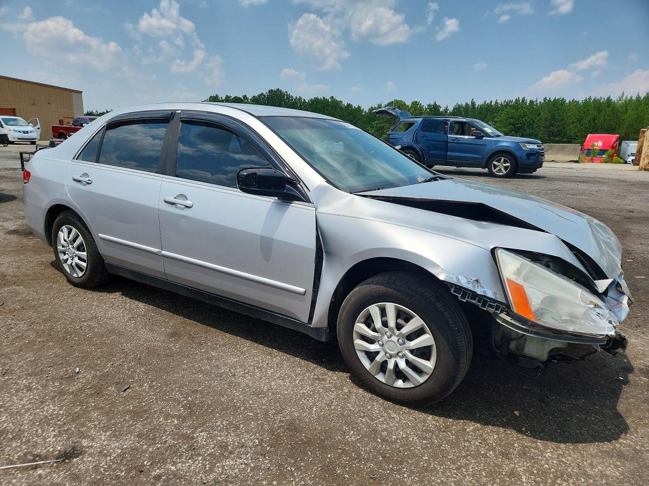 2003 Honda Accord Lx Silver vin: 1HGCM56303A110613