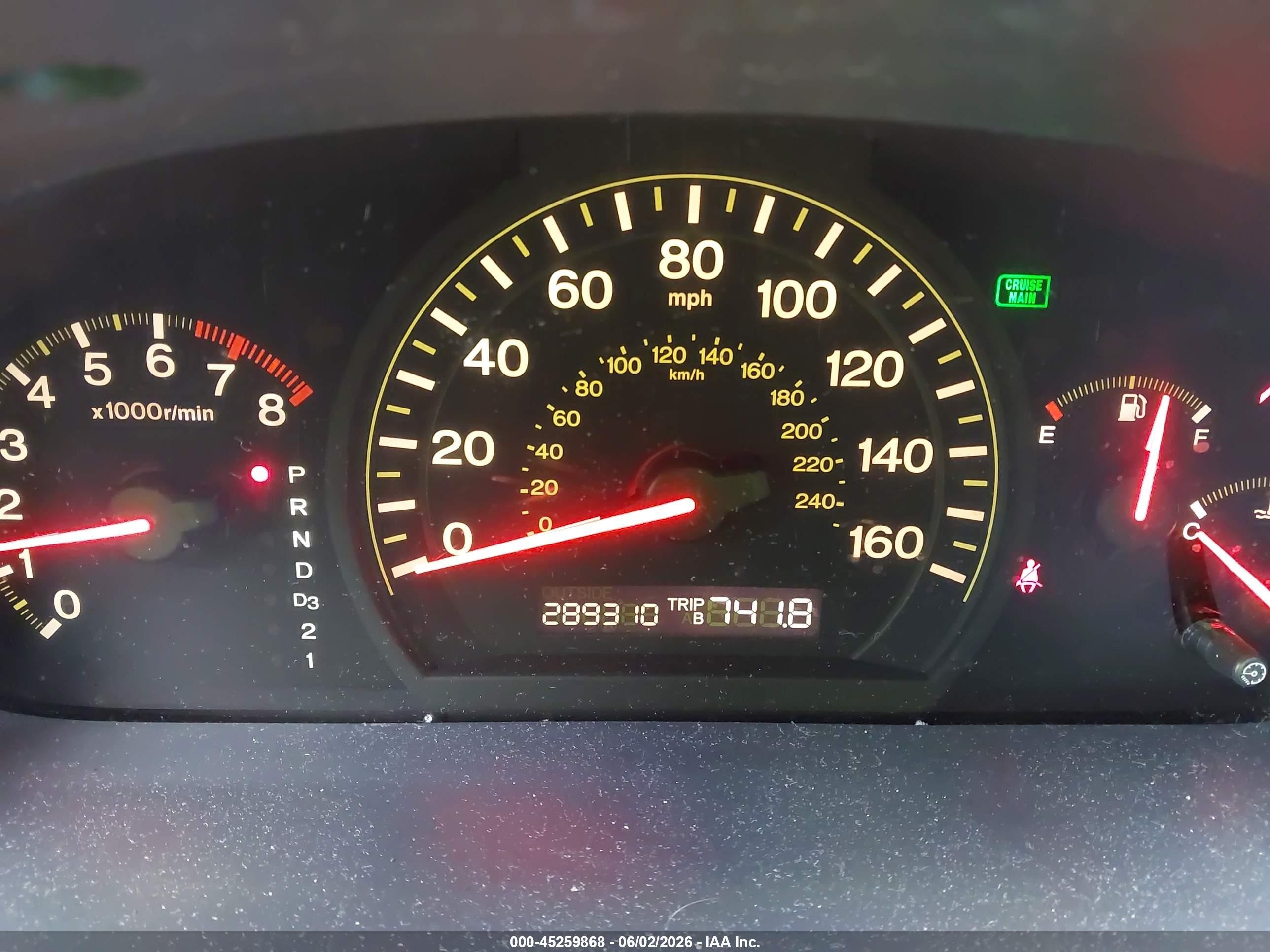 2003 Honda Accord 2.4 Lx Blue vin: 1HGCM56303A140758