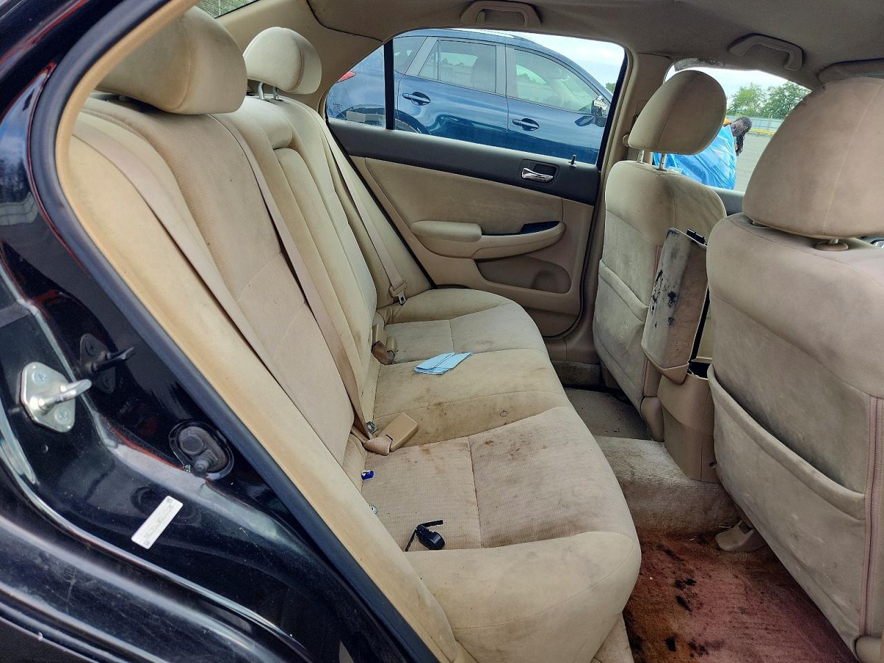 2003 Honda Accord Lx Black vin: 1HGCM56303A147189