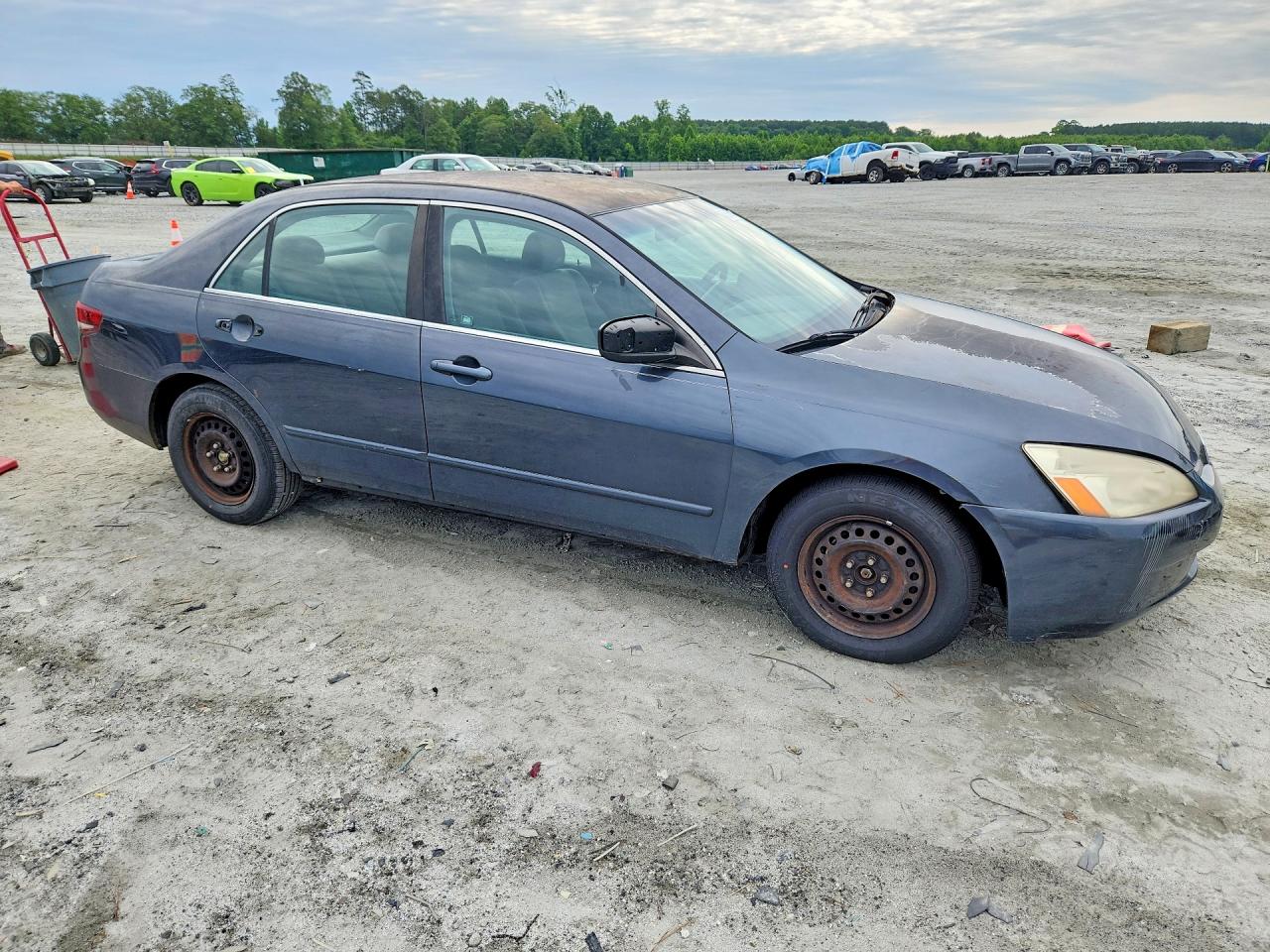2004 Honda Accord Lx Синий vin: 1HGCM56304A020668