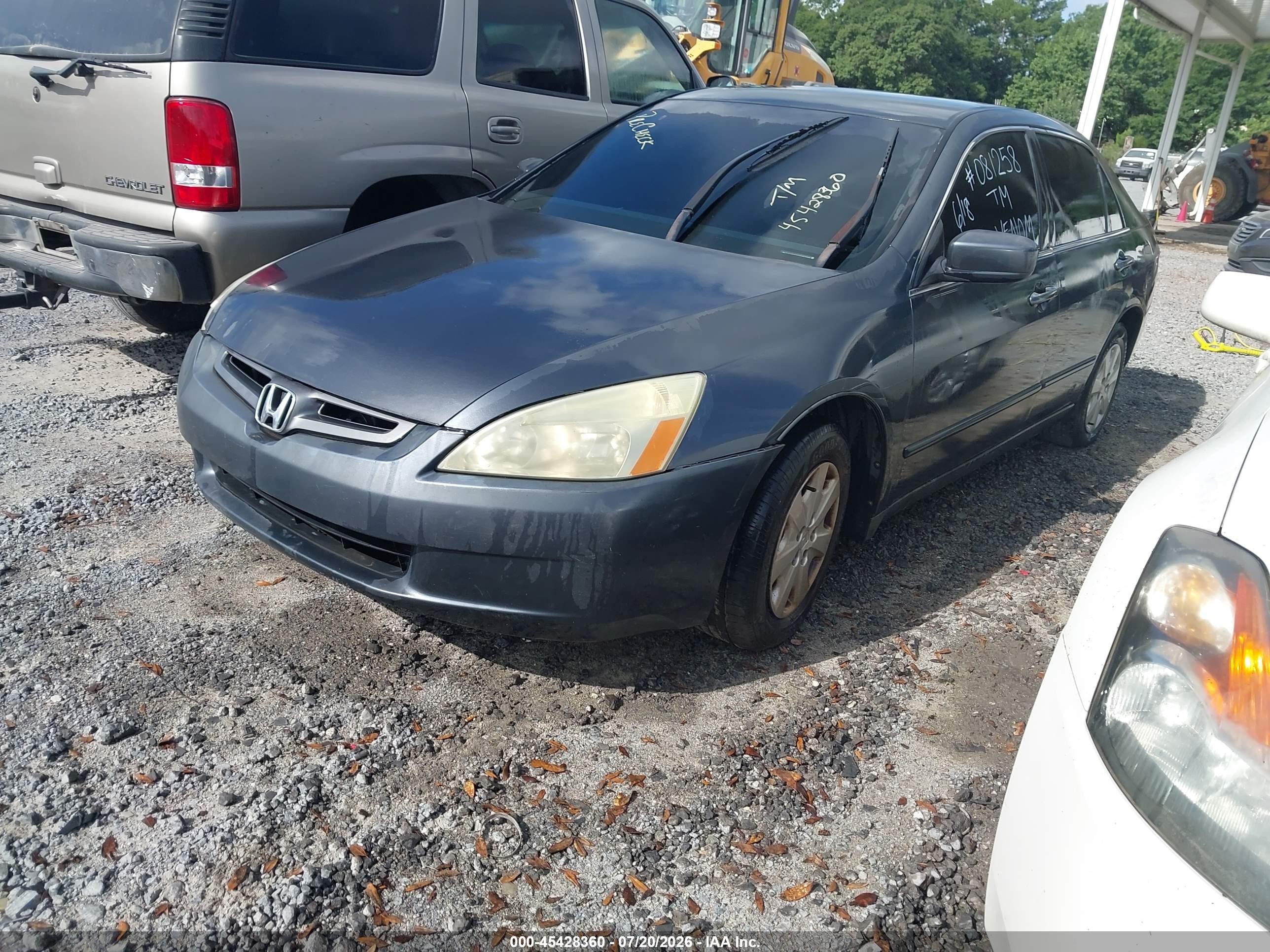 2004 Honda Accord 2.4 Lx Black vin: 1HGCM56304A081258
