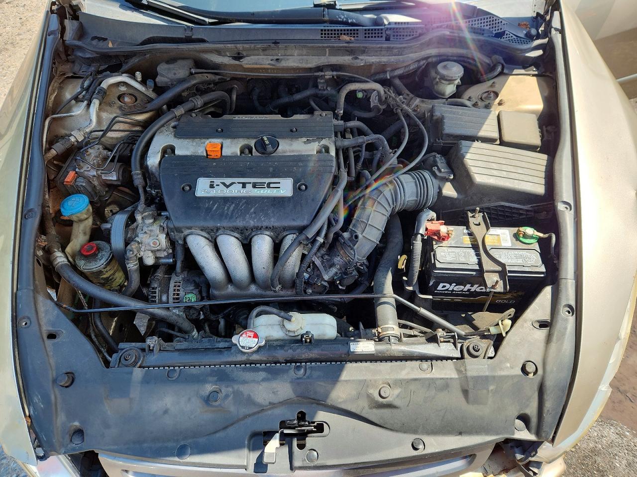 2004 Honda Accord Lx Tan vin: 1HGCM56304A102058