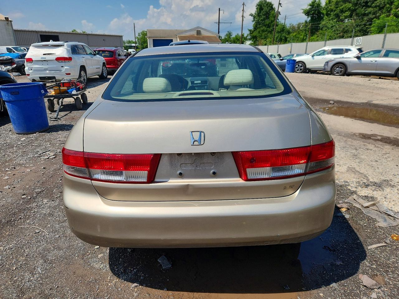 2004 Honda Accord Lx Tan vin: 1HGCM56304A102058