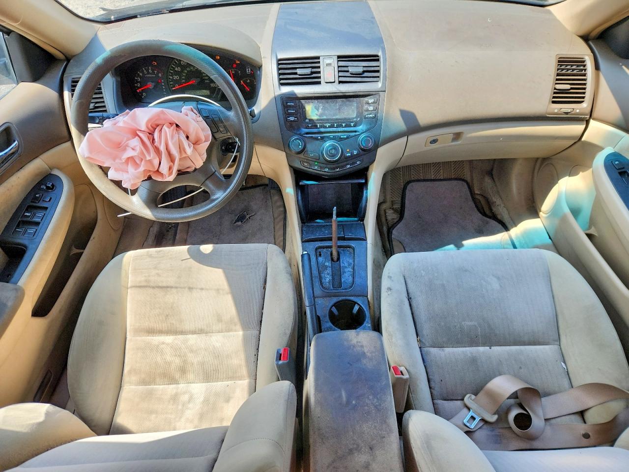 2004 Honda Accord Lx Tan vin: 1HGCM56304A102058
