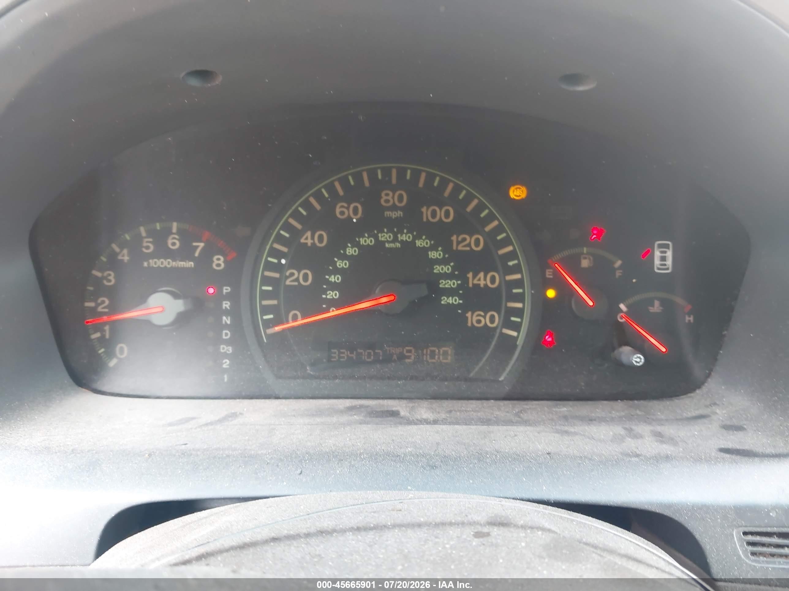 2004 Honda Accord 2.4 Lx Champagne vin: 1HGCM56304A114601