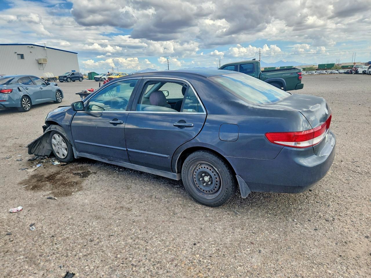 2004 Honda Accord Lx Gray vin: 1HGCM56304A139563