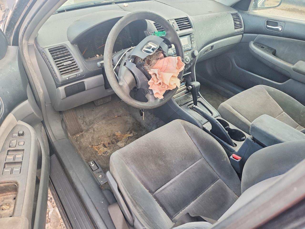 2004 Honda Accord Lx Gray vin: 1HGCM56304A139563