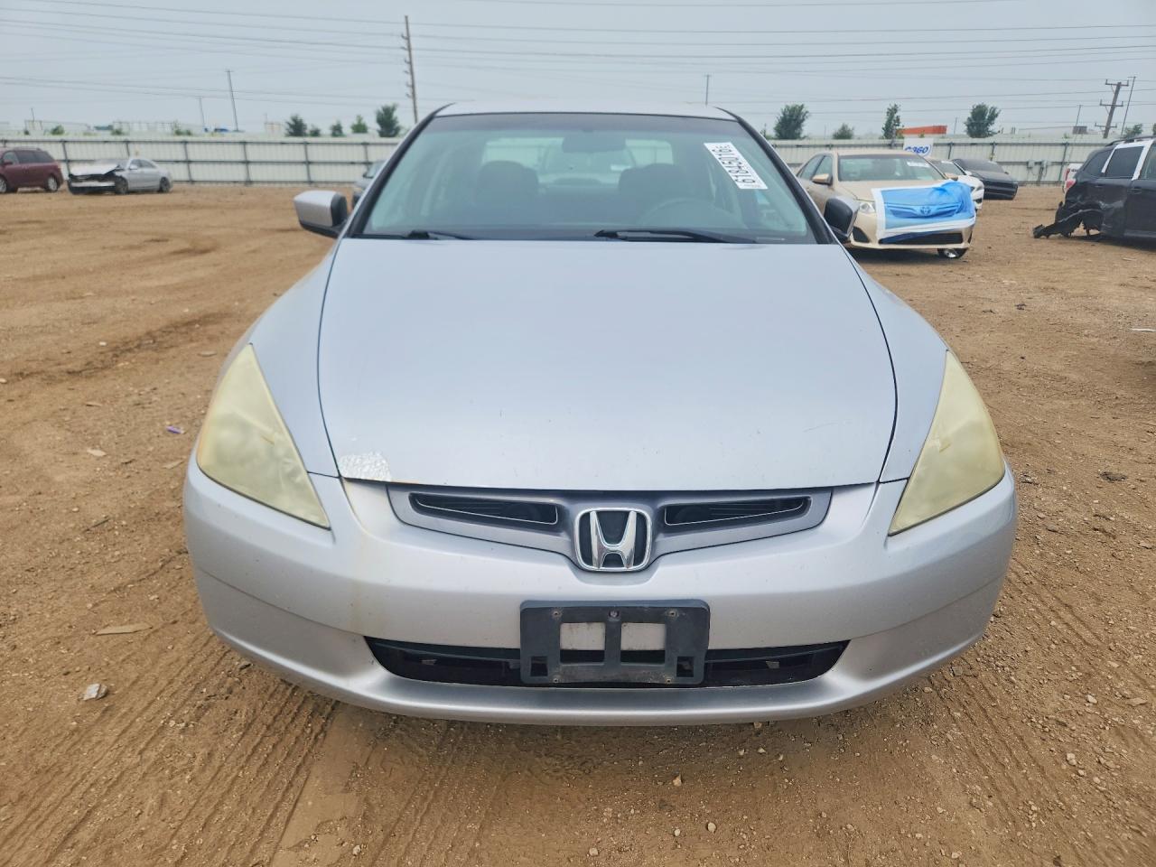 2004 Honda Accord Lx Silver vin: 1HGCM56304A142351
