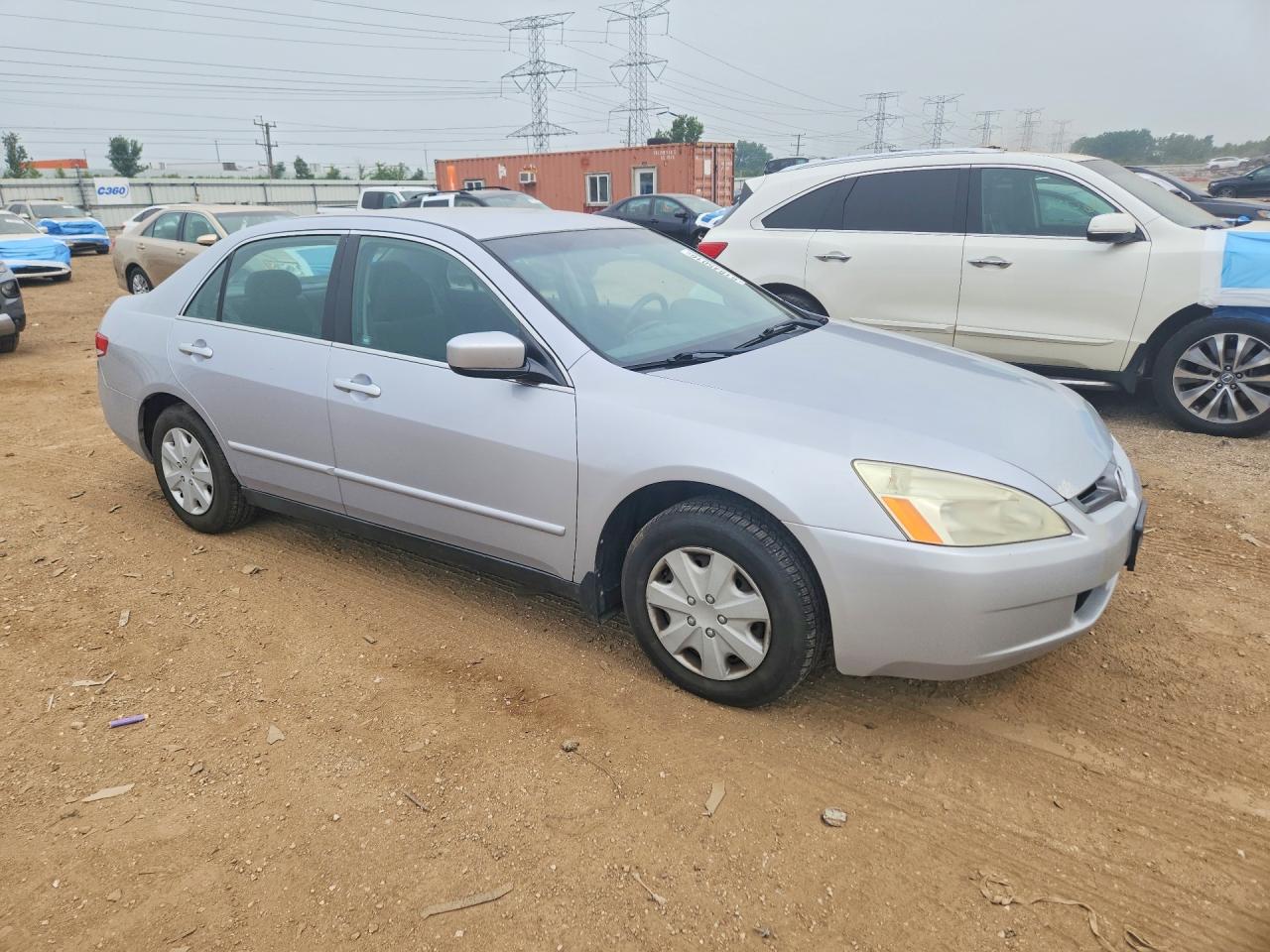 2004 Honda Accord Lx Silver vin: 1HGCM56304A142351