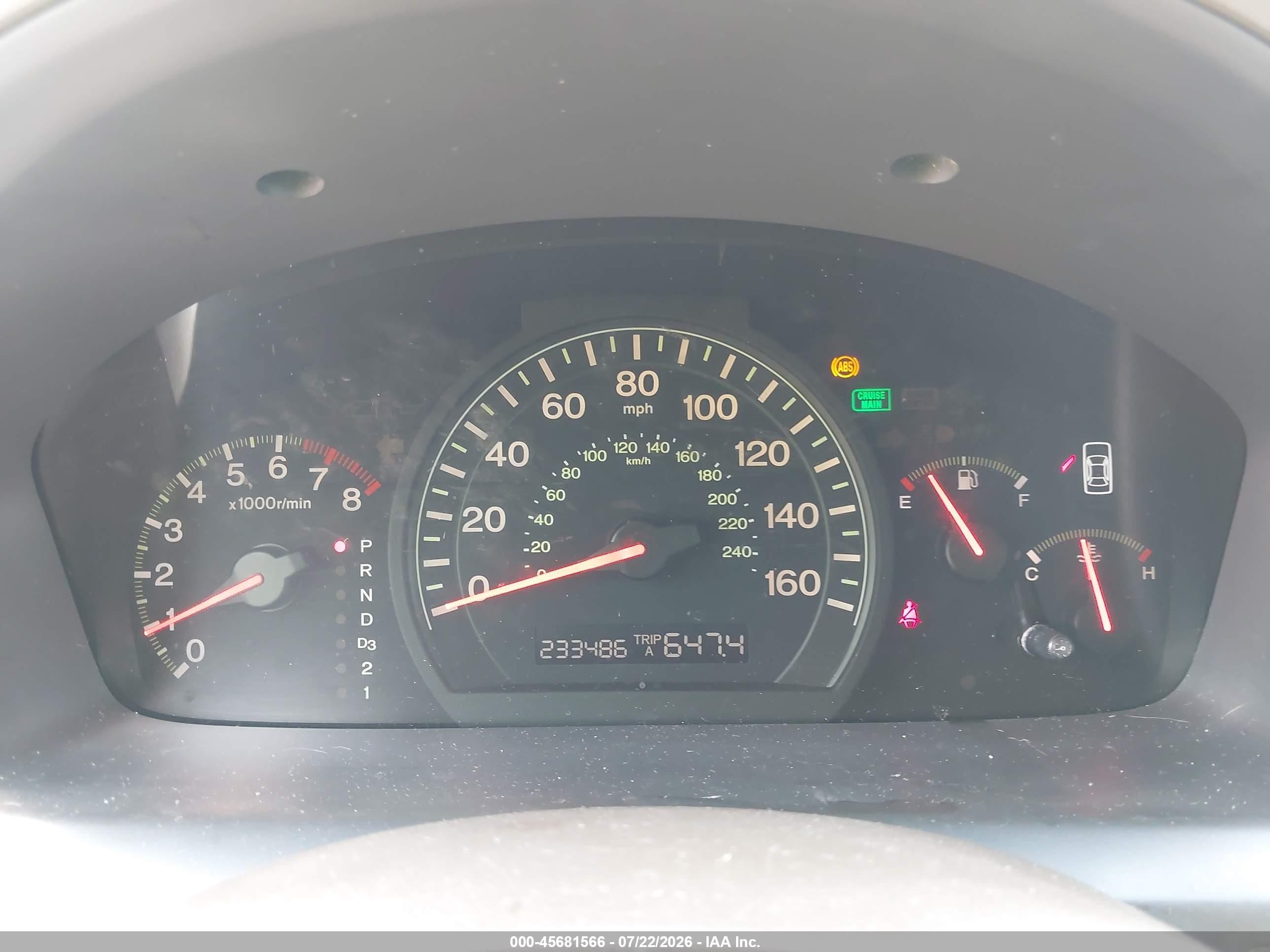 2004 Honda Accord 2.4 Lx Gold vin: 1HGCM56304A146738