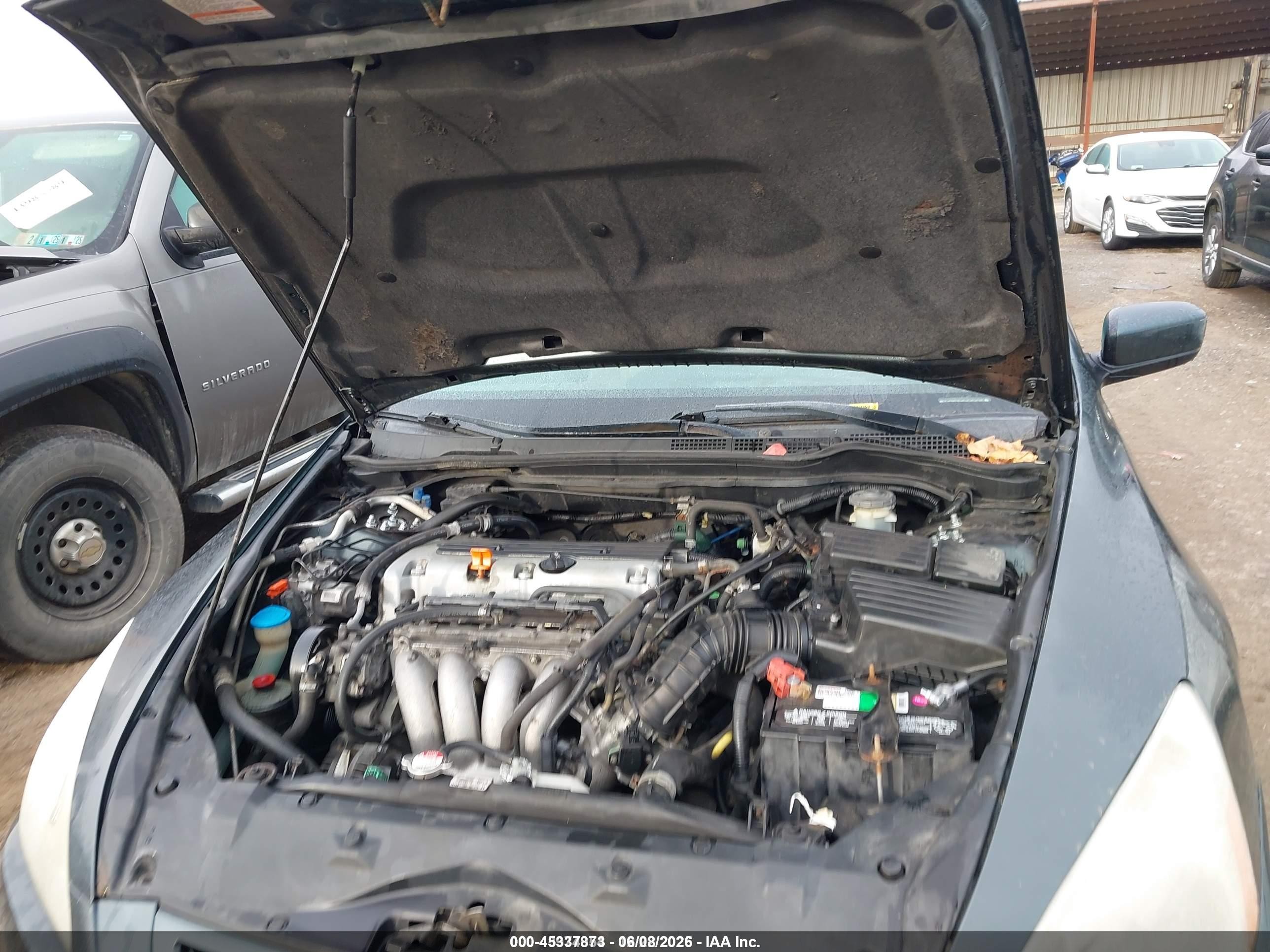2004 Honda Accord 2.4 Lx Green vin: 1HGCM56304A152412