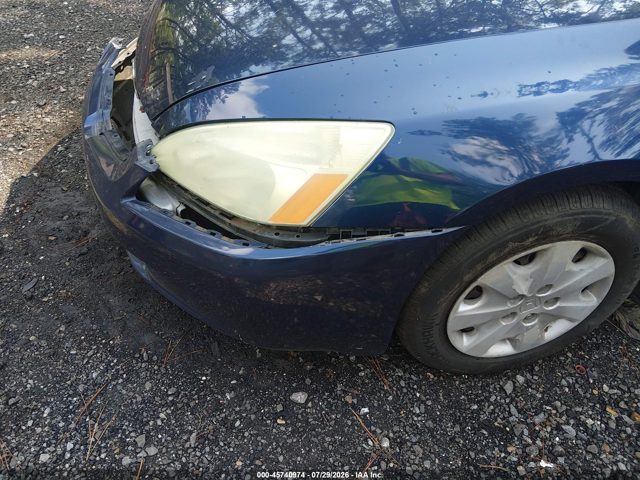 2004 Honda Accord 2.4 Lx Blue vin: 1HGCM56304A170991
