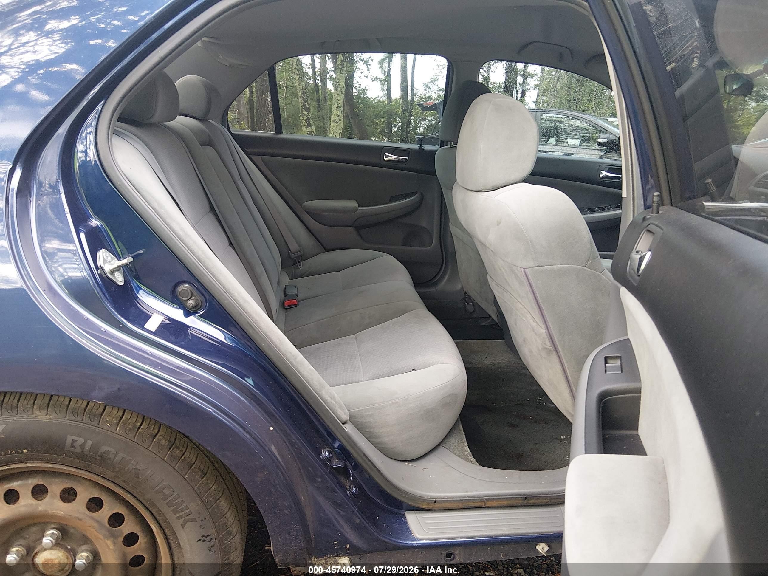 2004 Honda Accord 2.4 Lx Blue vin: 1HGCM56304A170991