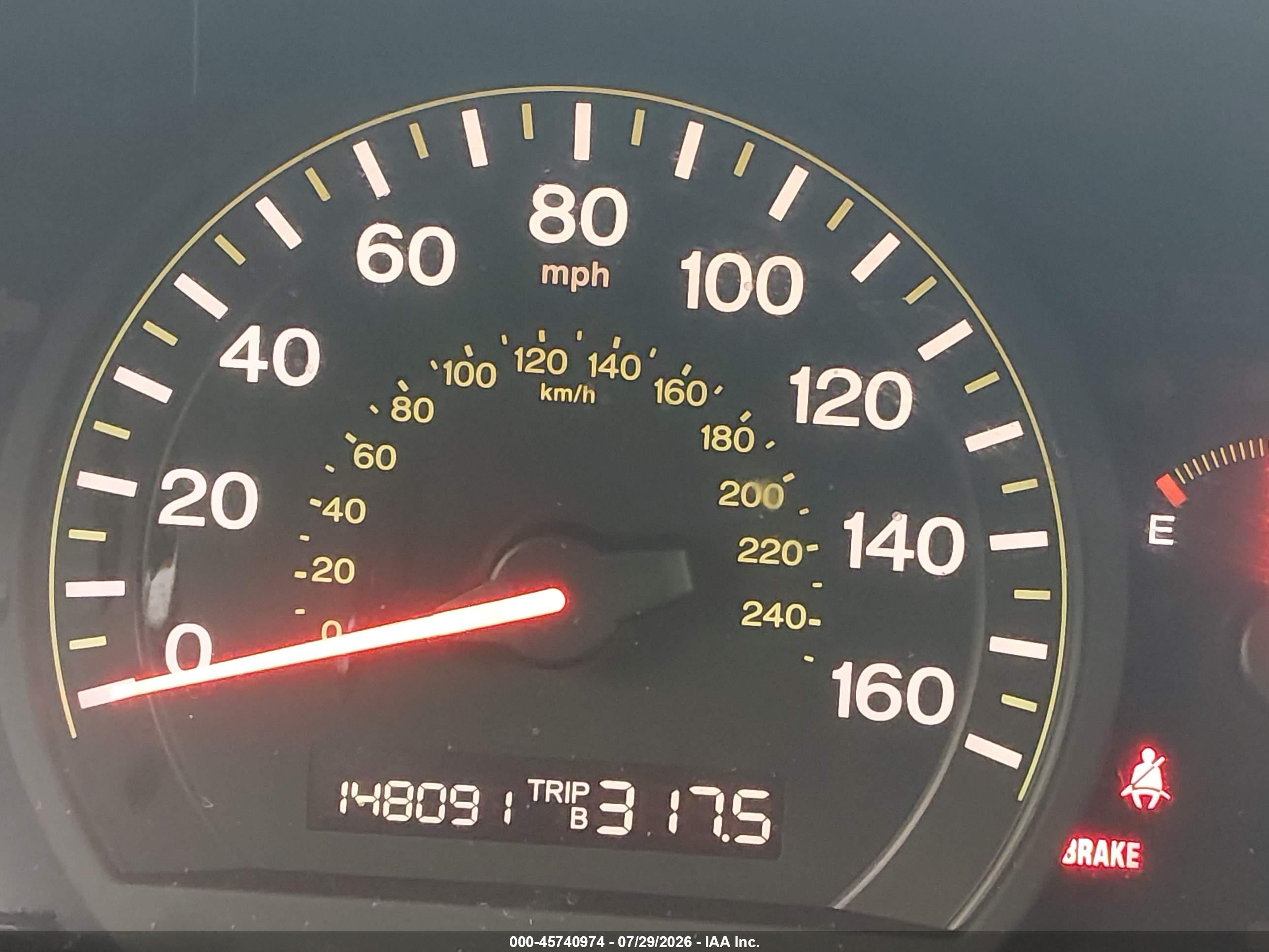 2004 Honda Accord 2.4 Lx Blue vin: 1HGCM56304A170991